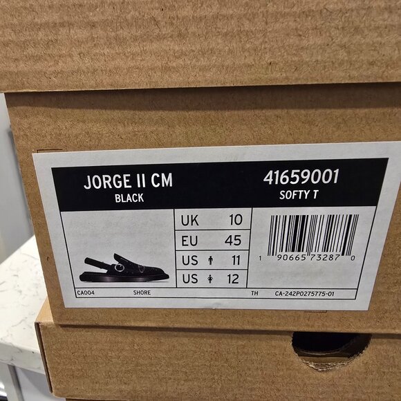 Dr. Martens Jorge II Celestial Moth Embroidered Black Leather Mules Men's Sz 11 - Picture 10 of 10